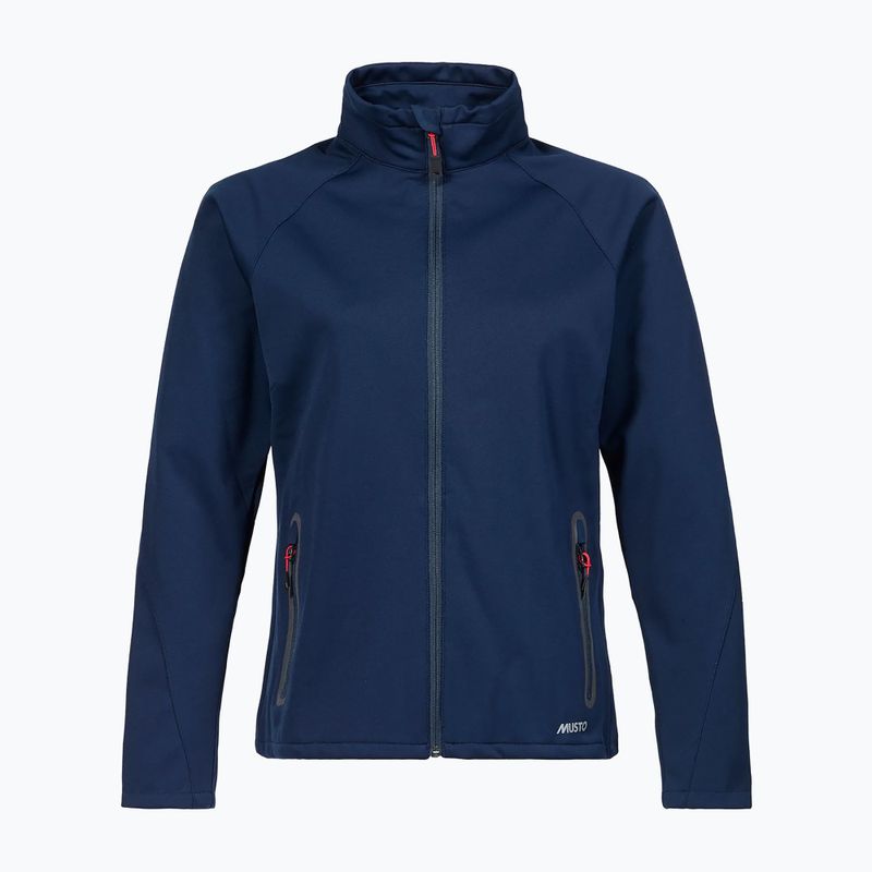 Women's Musto Essential Softshell navy sailing jacket