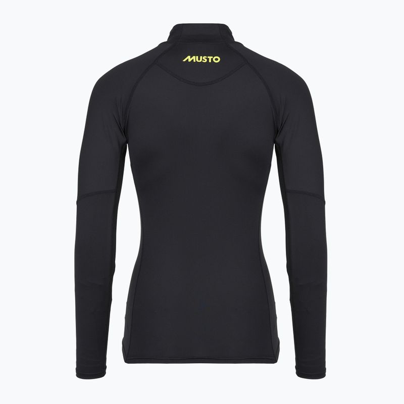 Women's swim long sleeve Musto Championship Rash Guard black 2