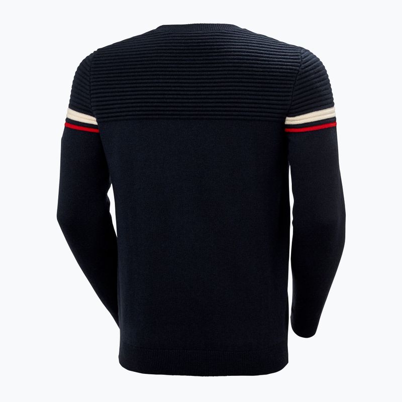 Men's Helly Hansen Carv Knitted navy jumper 2