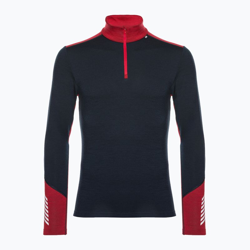 Men's thermal top Helly Hansen Lifa Merino Midweight 1/2 Zip navy
