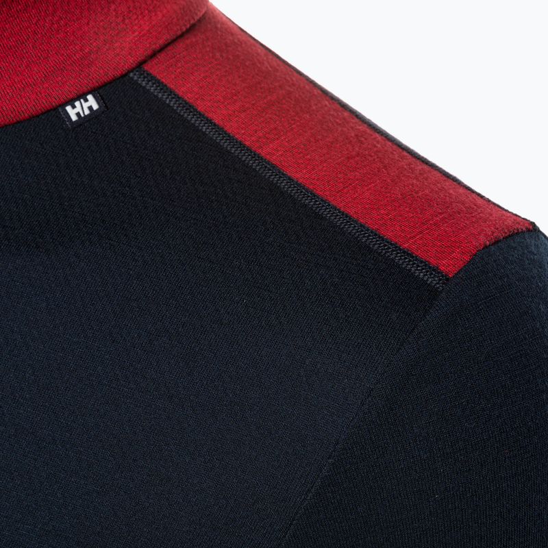 Men's thermal top Helly Hansen Lifa Merino Midweight 1/2 Zip navy 3