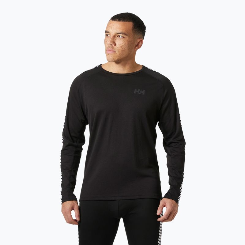 Men's thermal active sweatshirt Helly Hansen Lifa Active Stripe Crew black