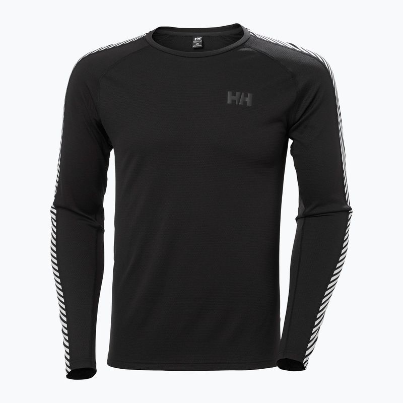 Men's Helly Hansen Lifa Active Stripe Crew thermal longsleeve black 4
