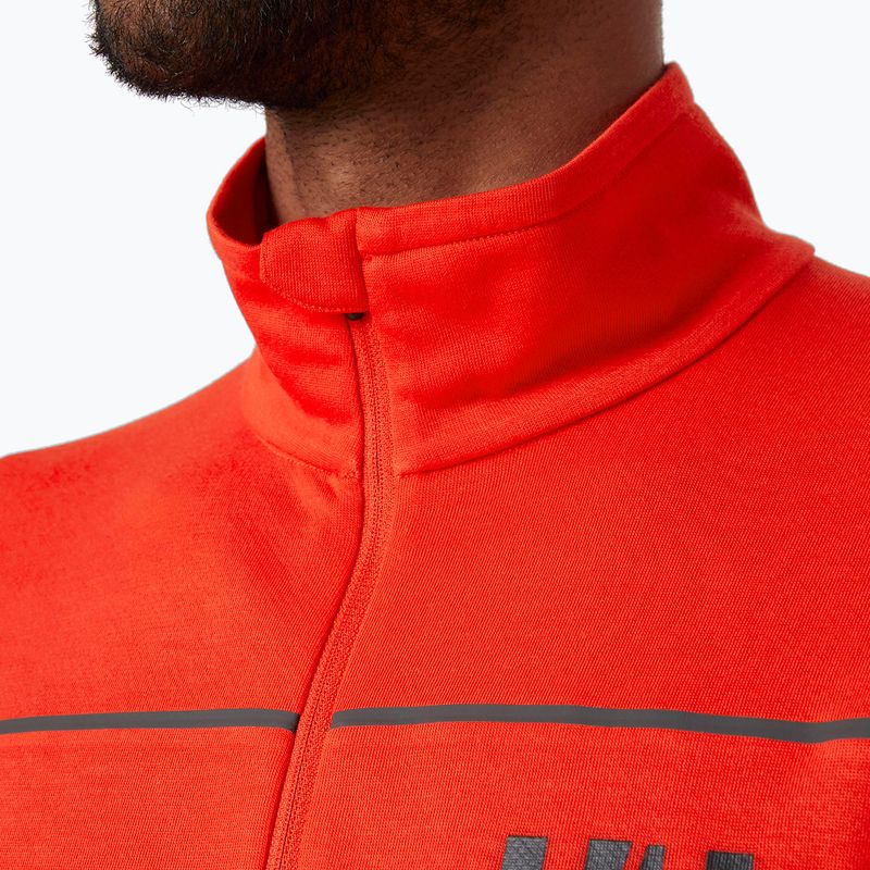 Men's Helly Hansen Hp 1/2 Zip Pullover alert red 3