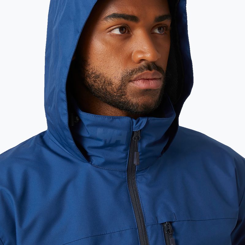 Men's Helly Hansen Crew Hooded Jacket blue 33875_606 3