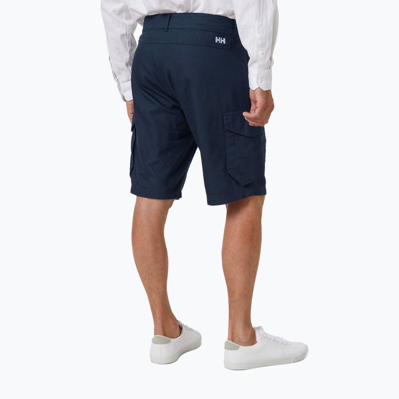 Men's Helly Hansen Bermuda Cargo 2.0 nautical shorts navy blue 34252_597 2