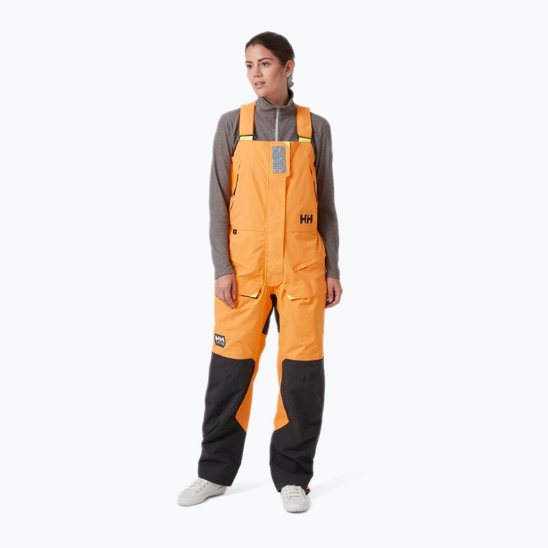 Helly Hansen Skagen Offshore Bib 320 women's sailing trousers orange 34256_320