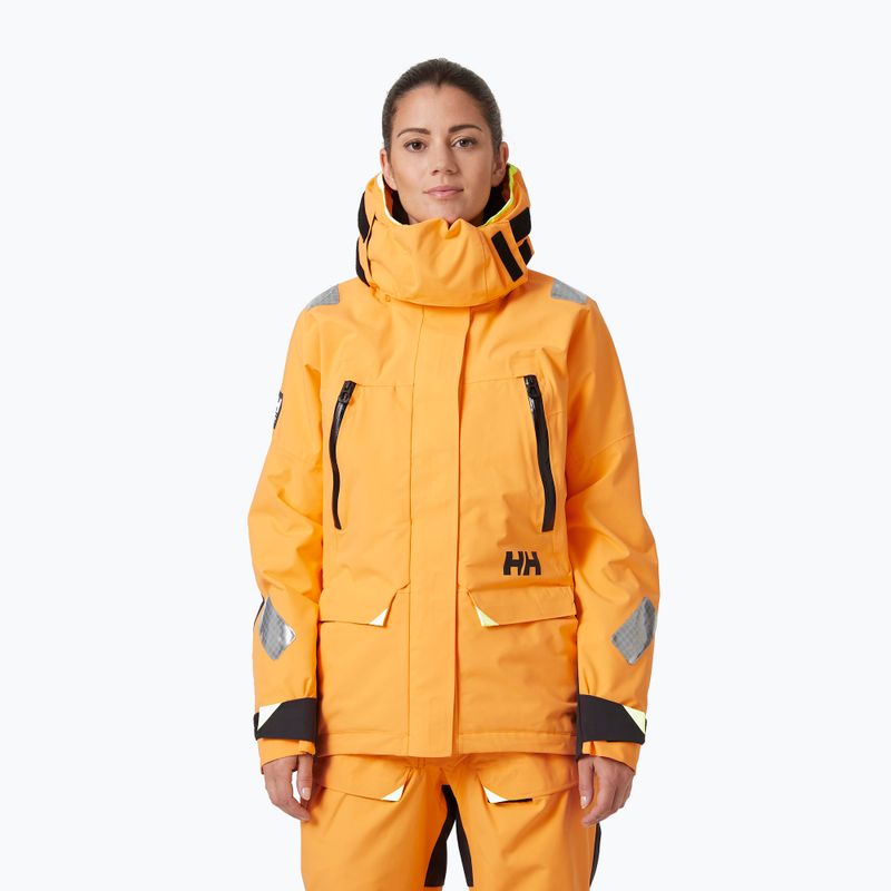Helly Hansen Skagen Offshore orange sorbet women's sailing jacket 3