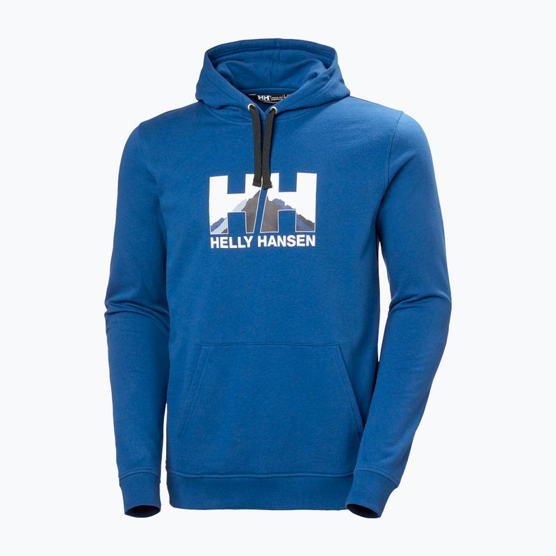 Helly Hansen Nord Graphic Pull Over men's trekking sweatshirt blue 62975_606 5