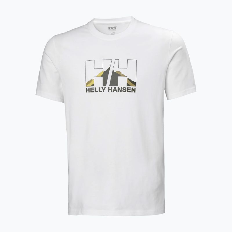 Helly Hansen Nord Graphic men's trekking shirt white 62978_002 4