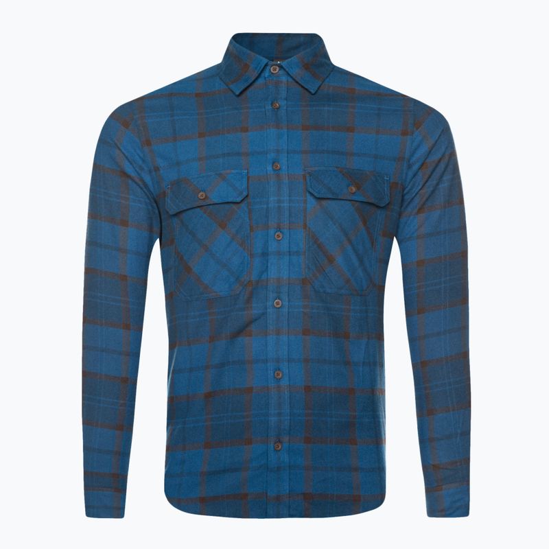 Helly Hansen men's Lokka Organic Flannel LS blue/black shirt 62731_755 5