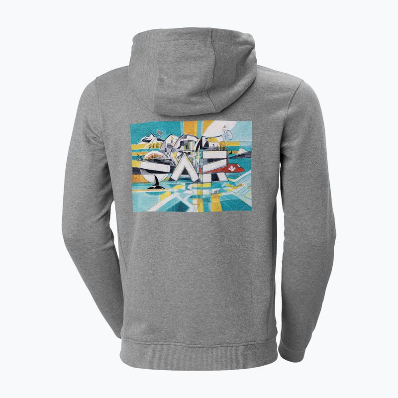 Helly Hansen men's trekking sweatshirt F2F Organic Cotton grey 62934_855 2