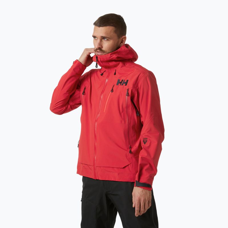 Helly Hansen men's hardshell jacket Odin 9 Worlds 2.0 red 62938_162