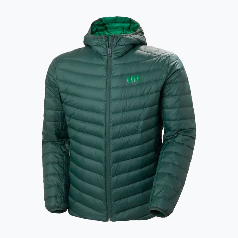 Helly Hansen men's down jacket Verglas Hooded Down Insulator green 63005_495 5