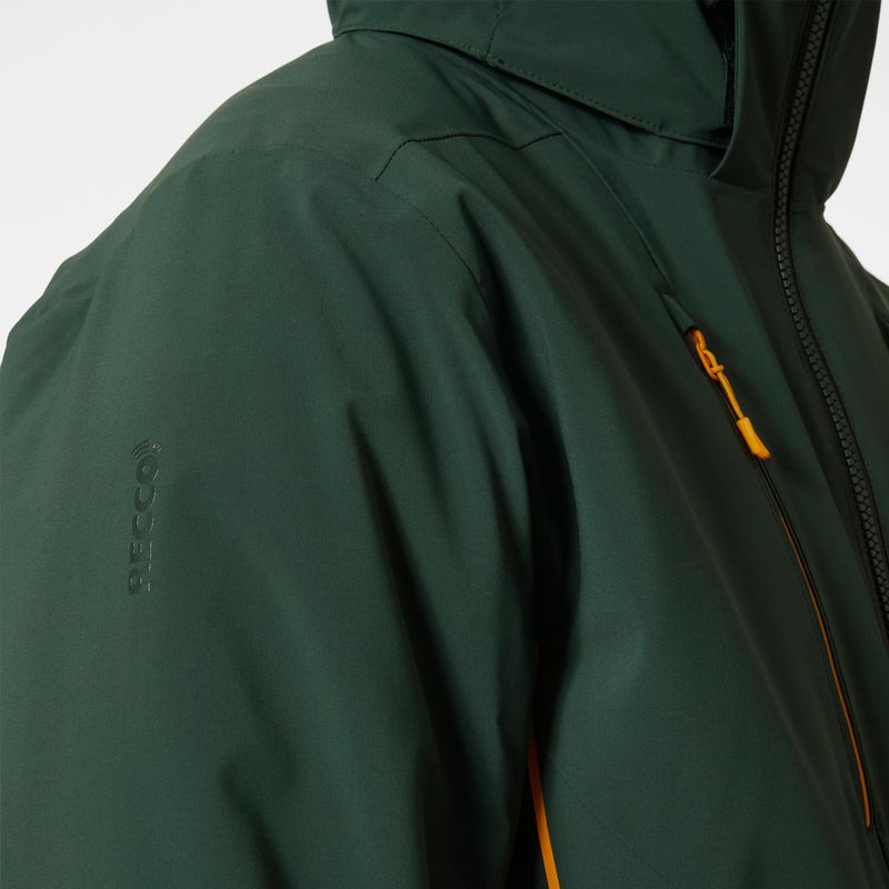Men's ski jacket Helly Hansen Alpha 3.0 green 65551_495 8
