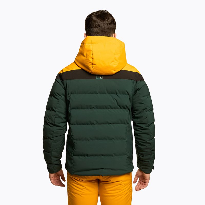 Helly Hansen men's ski jacket Bossanova Puffy green-yellow 65781_495 3