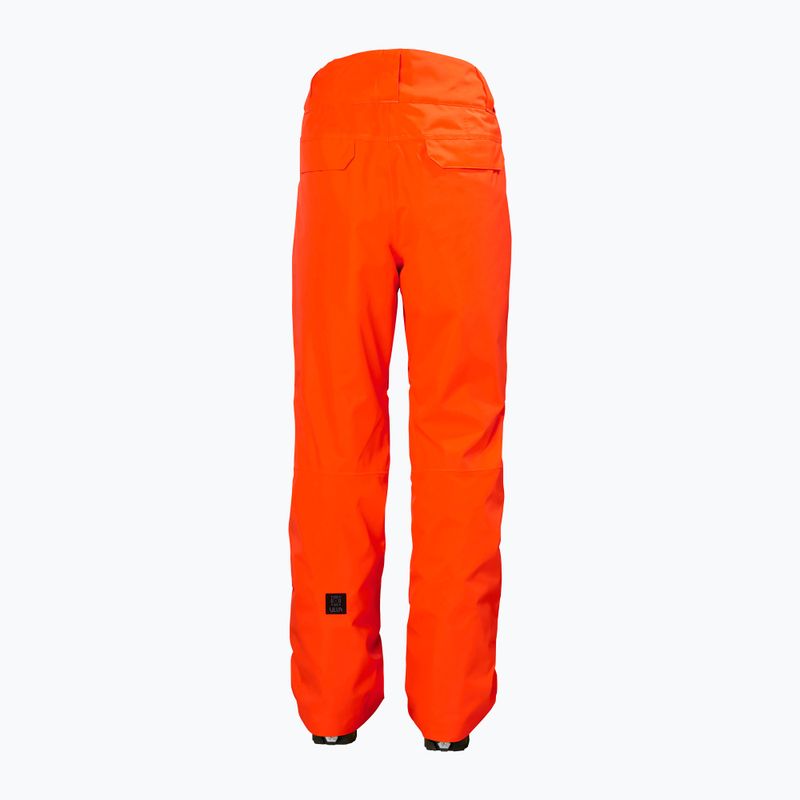 Men's Helly Hansen Sogn Cargo ski trousers neon orange 6