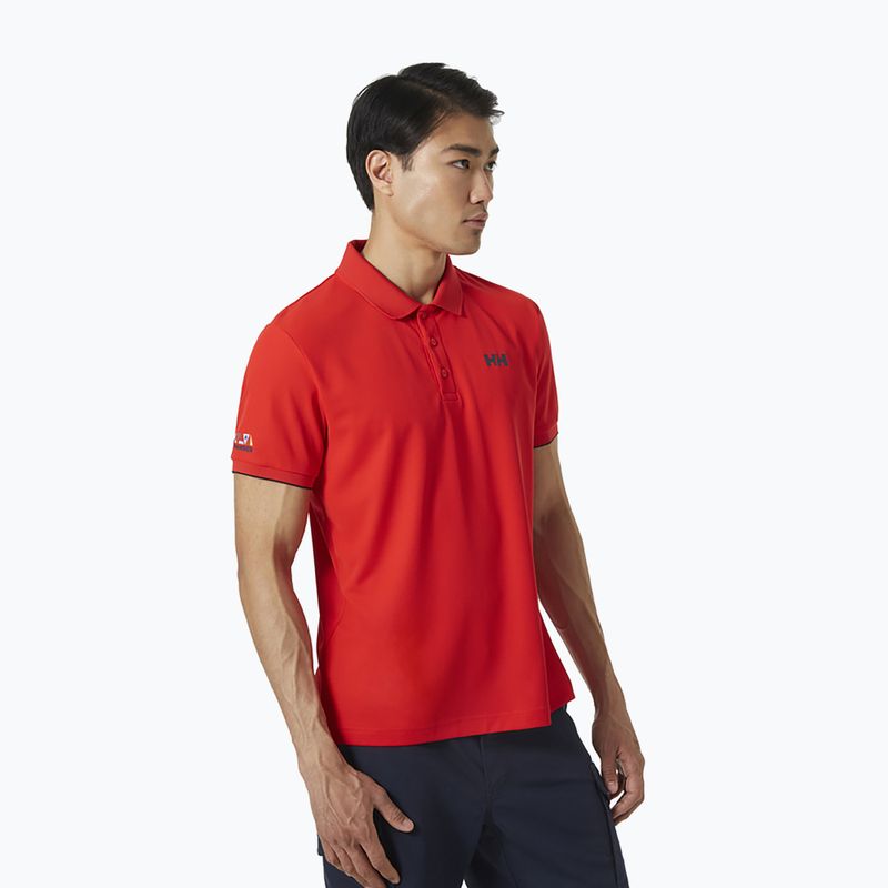 Helly Hansen men's Ocean Polo shirt red 34207_222