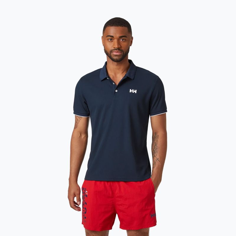 Helly Hansen men's Ocean Polo T-shirt navy blue 34207_598