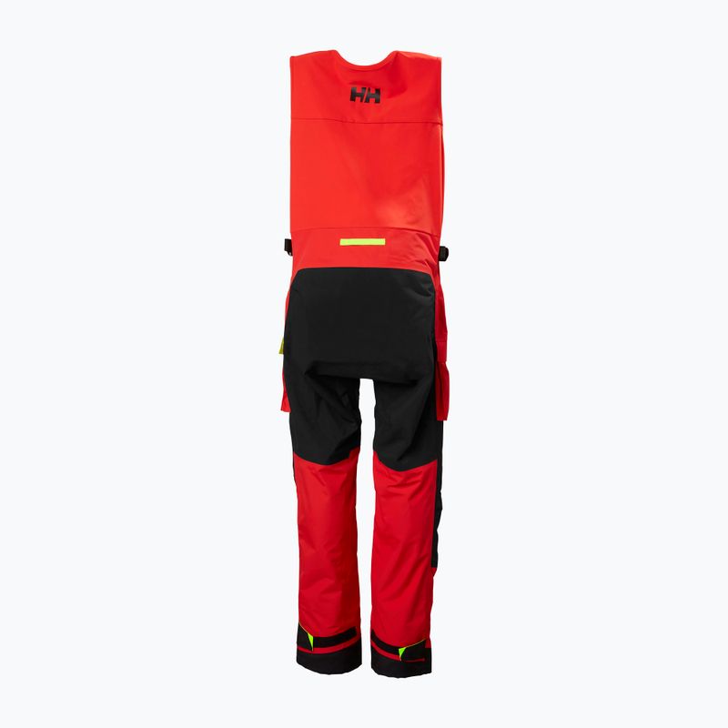 Men's sailing trousers Helly Hansen Aegir Race Salopette 2.0 alert red 8