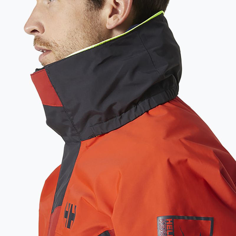 Helly Hansen men's Newport Coastal orange sailing jacket 34290_300 6