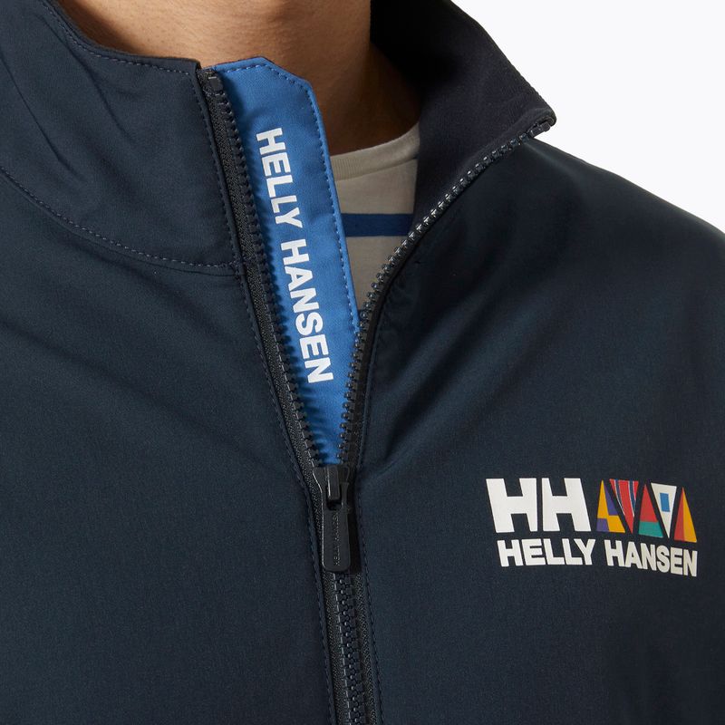 Men's sailing jacket Helly Hansen Newport Softshell azurite 3