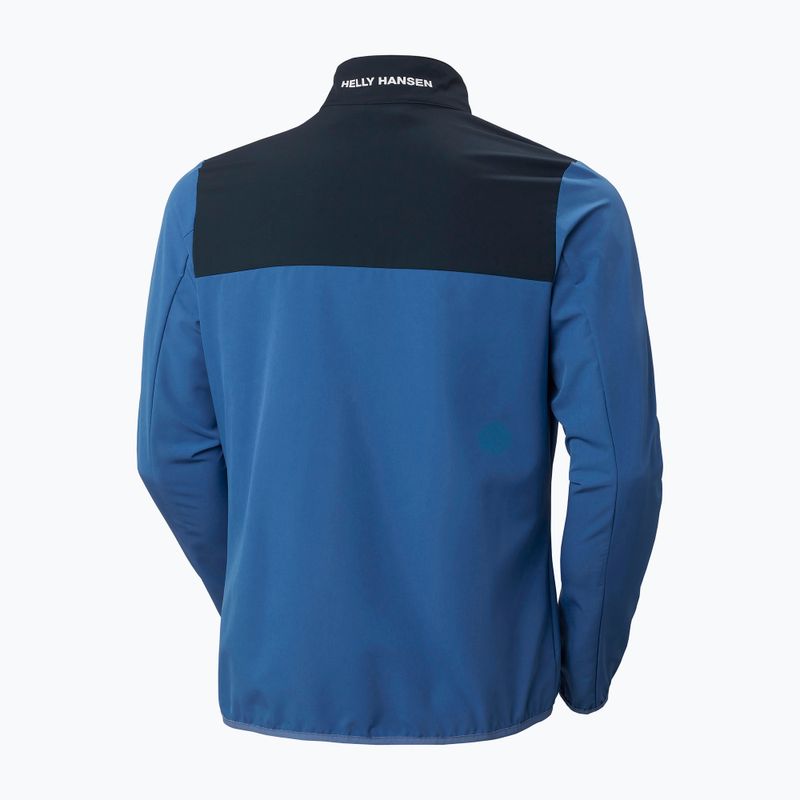 Men's sailing jacket Helly Hansen Newport Softshell azurite 7