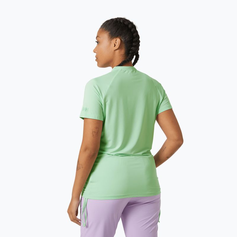 Helly Hansen women's t-shirt Siren 1/2 Zip mint 2
