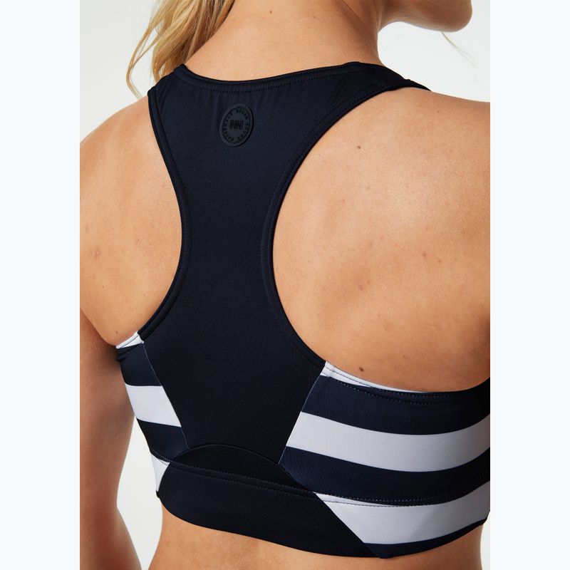 Helly Hansen HP Cropped Swimsuit Top navy stripe 6