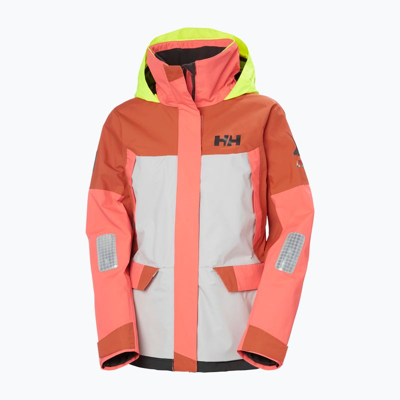 Women's sailing jacket Helly Hansen Newport Coastal terracotta 6