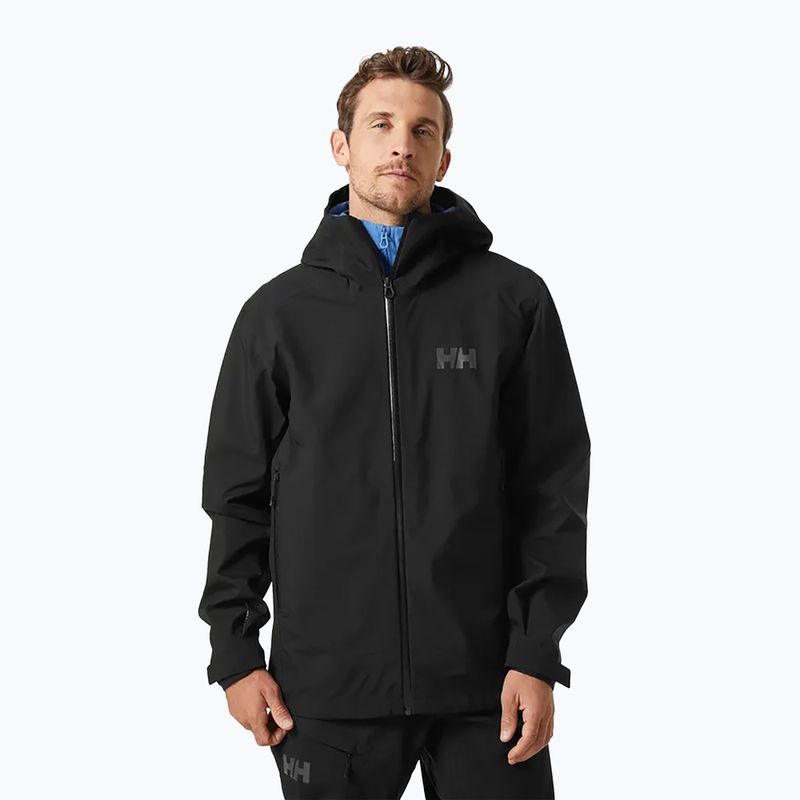 Helly Hansen men's hardshell jacket Verglas 3L black 63144_990