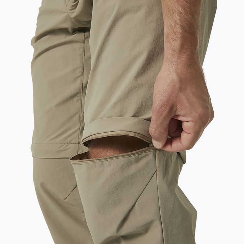 Helly Hansen men's softshell trousers Brono Softshell Zip Off beige 63152_757 3