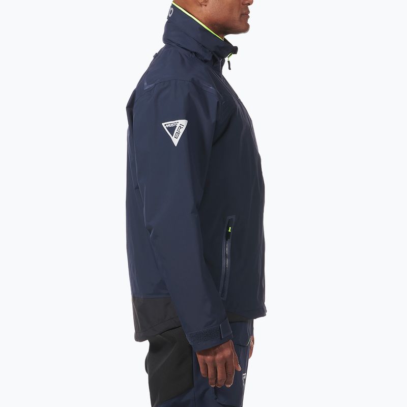 Men's Musto BR1 Solent racer blue sailing jacket 3