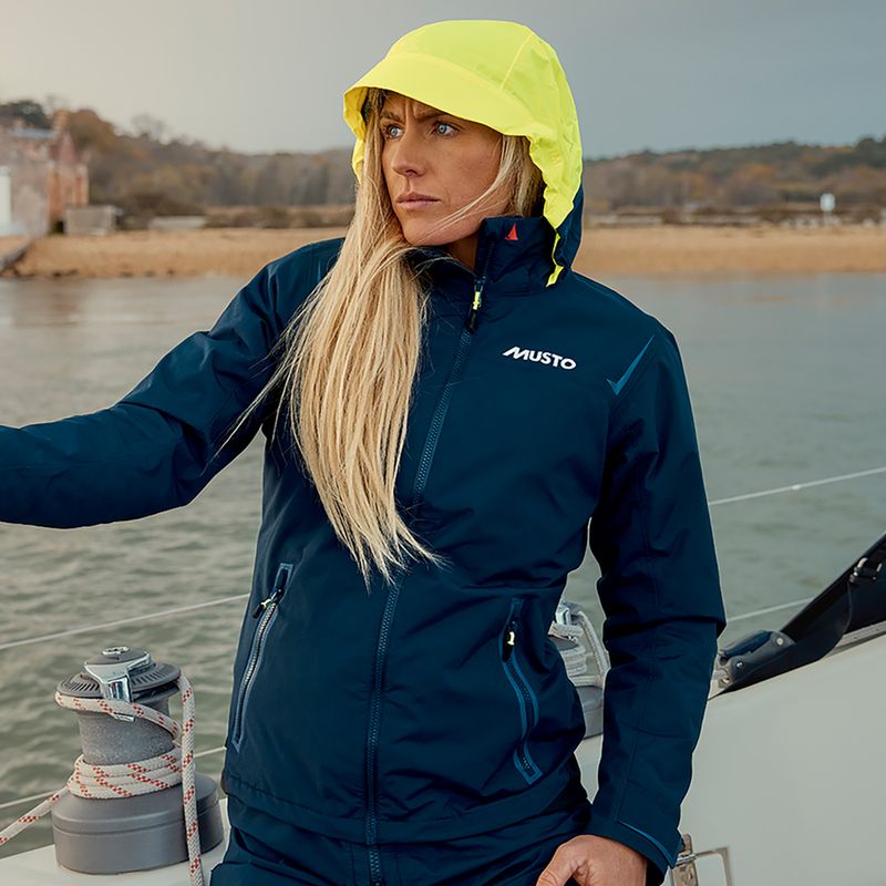 Musto BR1 women's sailing jacket Solent true navy 10