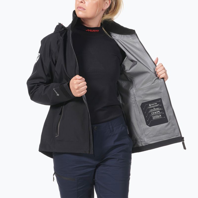 Women's sailing jacket Musto LPX Gore-Tex blac 5