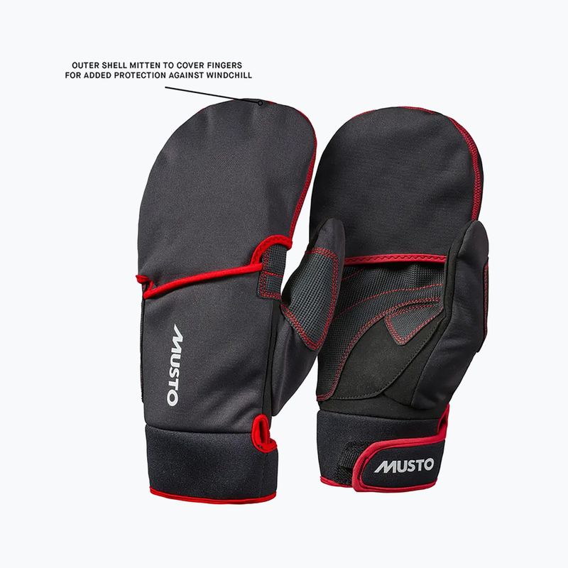 Sailing gloves Musto Performance Winter 2.0 black 2