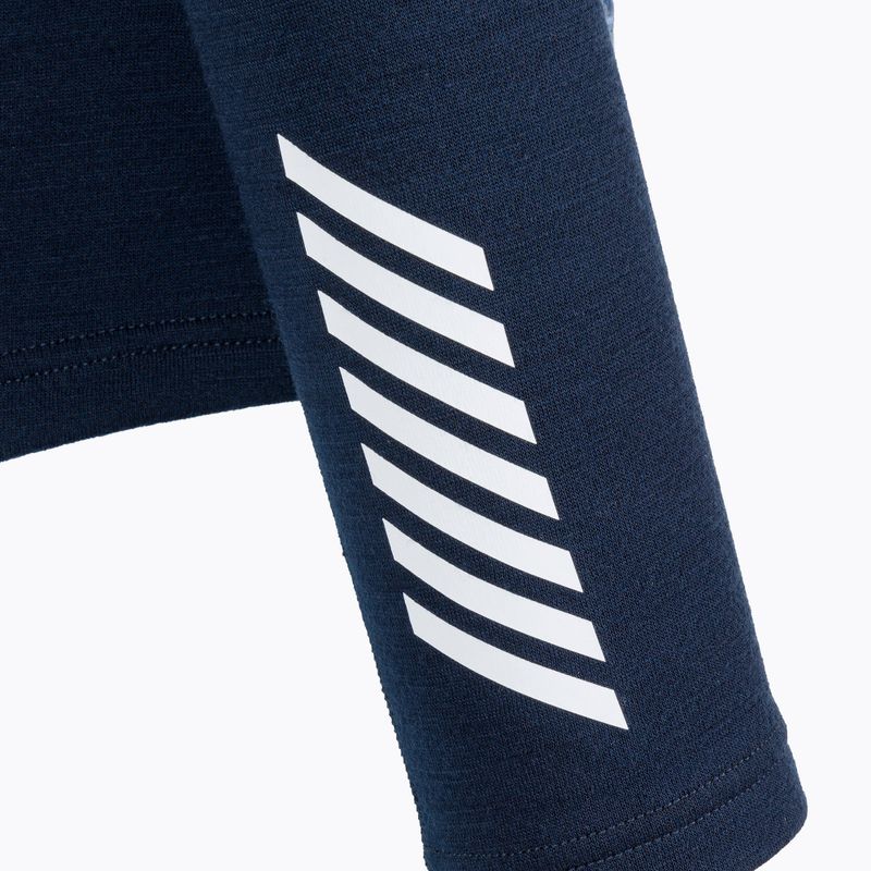 Women's thermal active sweatshirt Helly Hansen Lifa Merino Midweight Graphic Crew navy star pixel 7