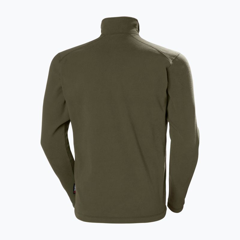 Helly Hansen men's trekking sweatshirt Daybreaker utility green 6