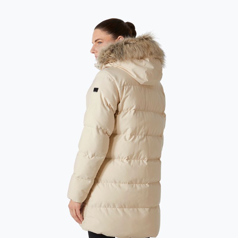 Women's Blossom Puffy Parka cream down jacket 2