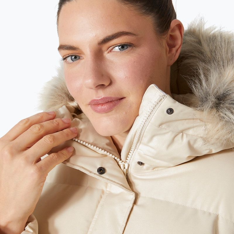 Women's Blossom Puffy Parka cream down jacket 3