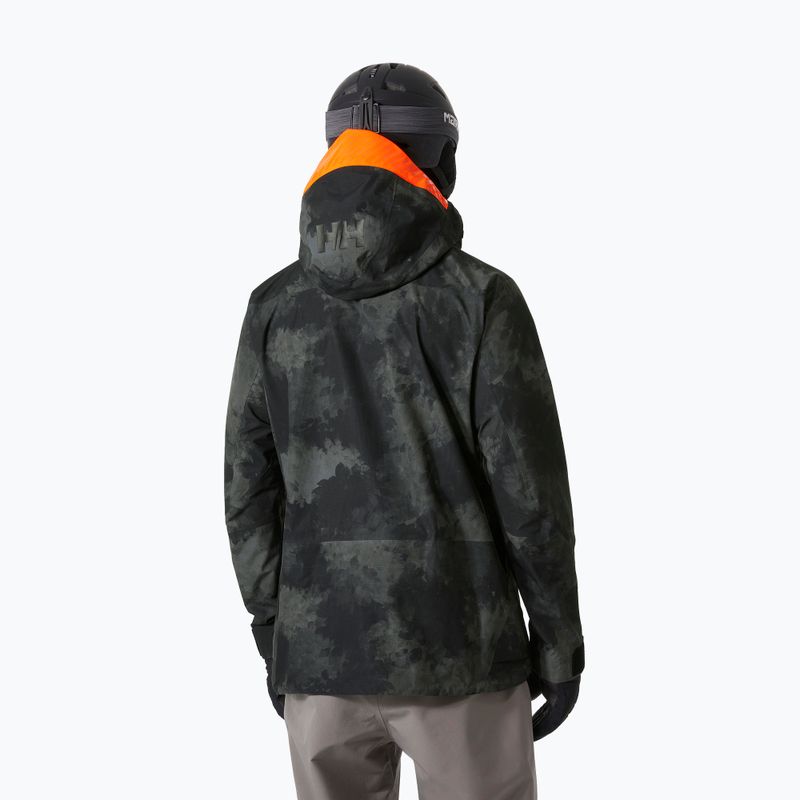 Men's ski jacket Helly Hansen Ridge Infinity Shell black marble 2