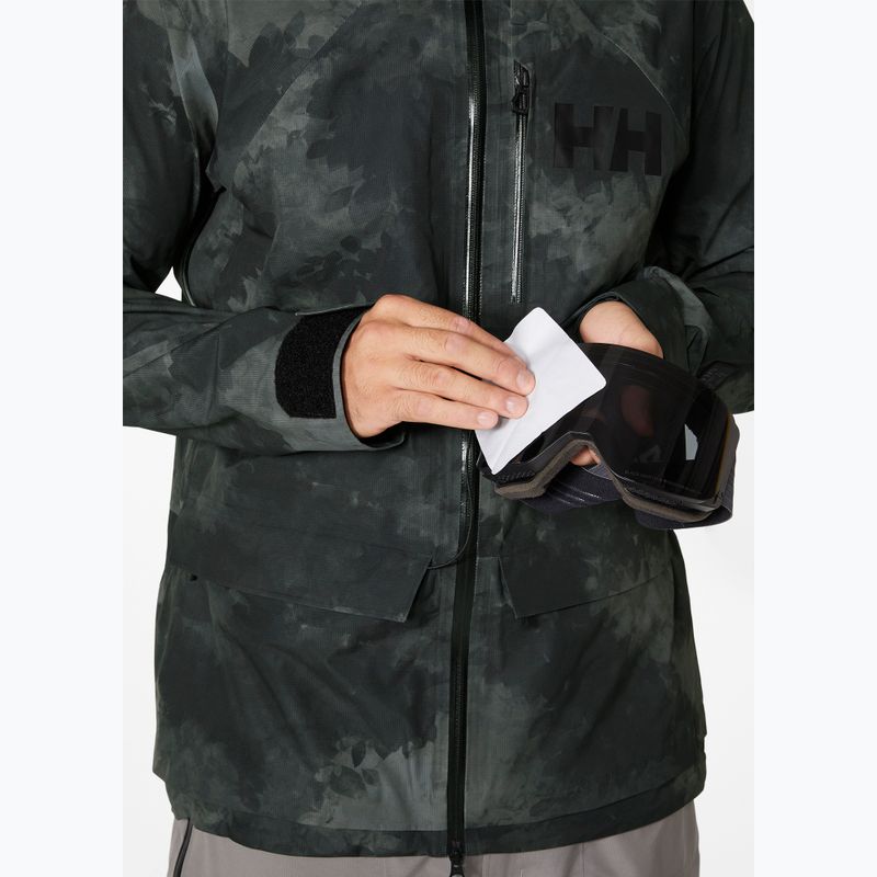 Men's ski jacket Helly Hansen Ridge Infinity Shell black marble 6