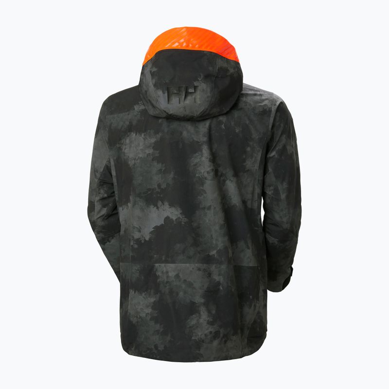 Men's ski jacket Helly Hansen Ridge Infinity Shell black marble 8