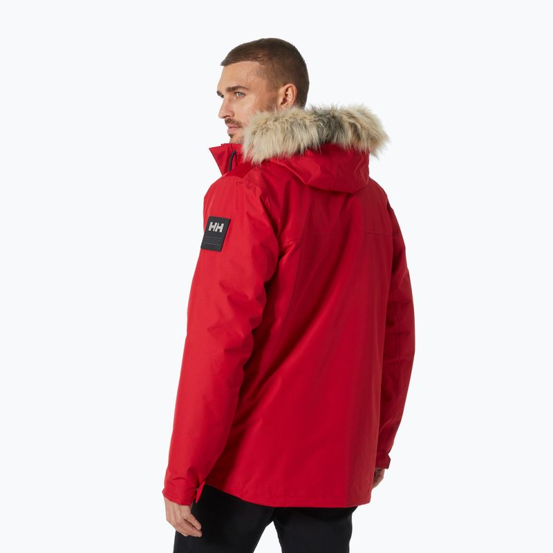 Helly Hansen men's down jacket Coastal 3.0 Parka red 2