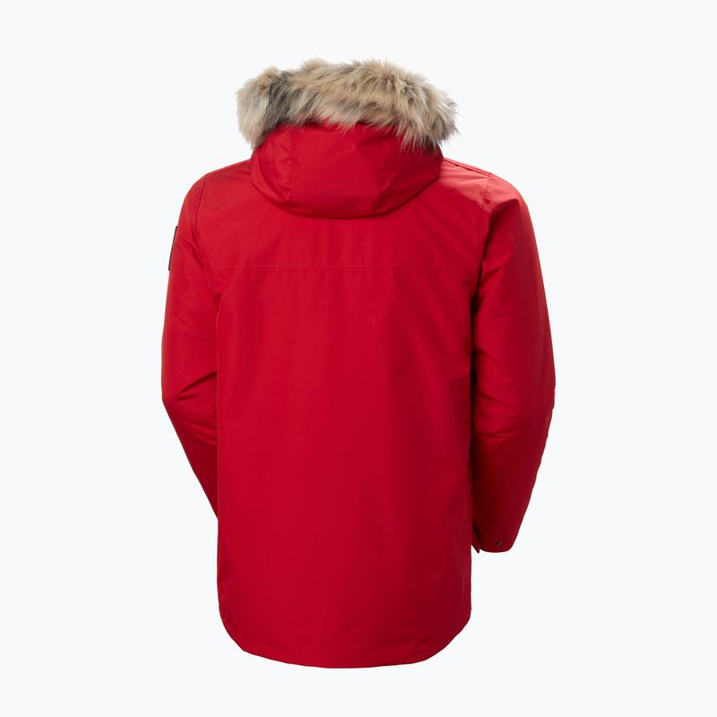 Helly Hansen men's down jacket Coastal 3.0 Parka red 7