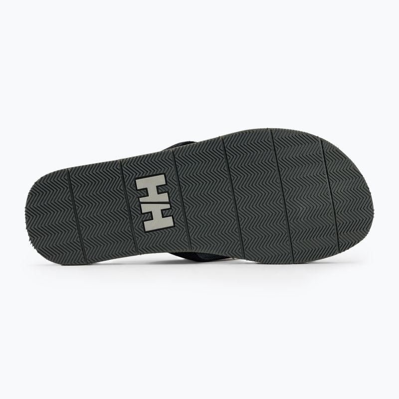 Men's Helly Hansen Seasand HP 2 flip flops black/ebony/light grey 4