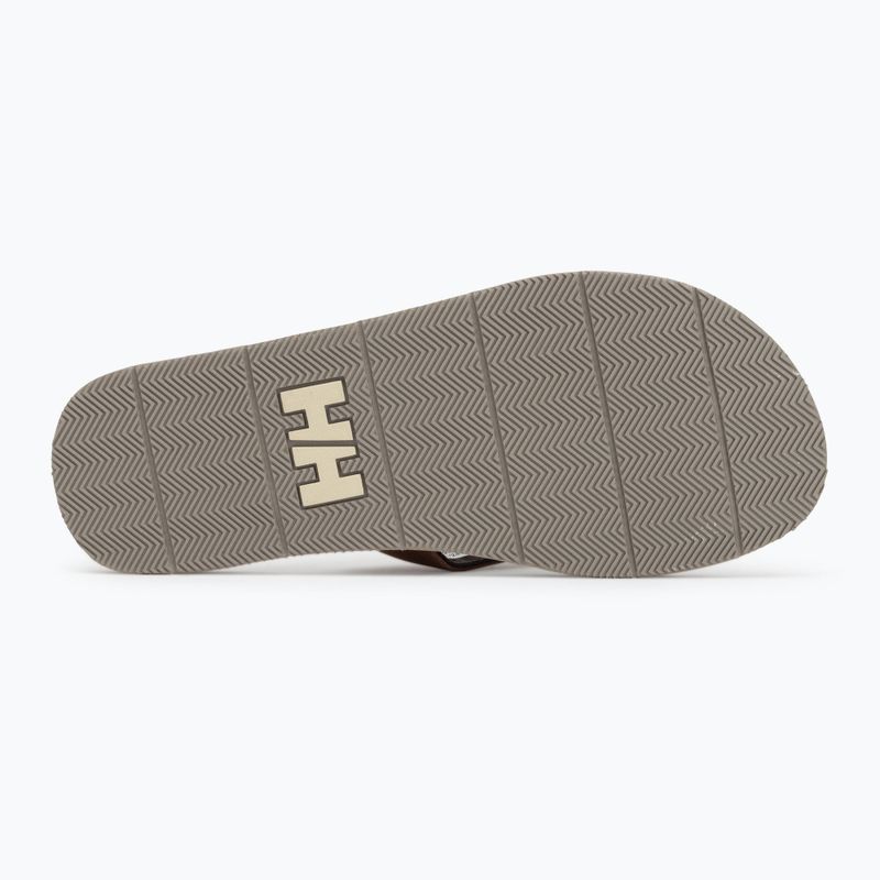 Men's Helly Hansen Seasand 2 Leather Sandals espresso / fallen rock / c 4