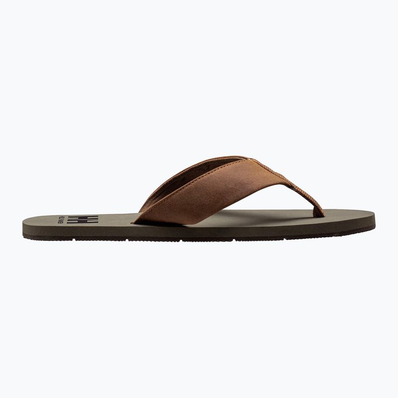 Men's Helly Hansen Seasand 2 Leather Sandals honey wheat flip flops 10