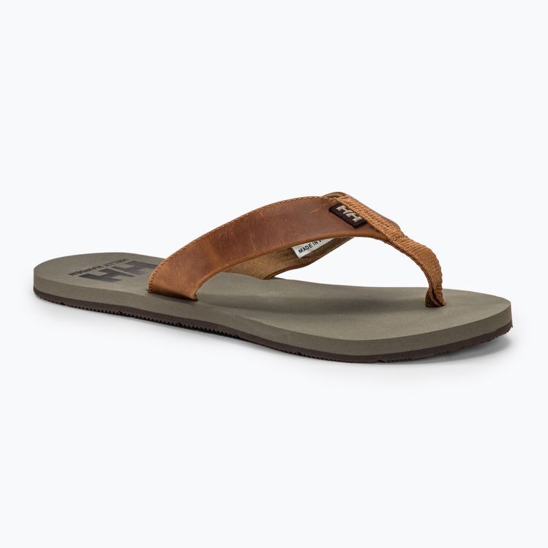 Men's Helly Hansen Seasand 2 Leather Sandals honey wheat flip flops