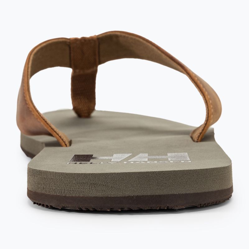 Men's Helly Hansen Seasand 2 Leather Sandals honey wheat flip flops 6